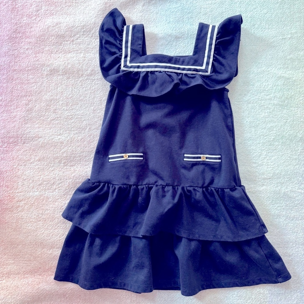 Janie and Jack Navy Sailor Dress - Size 6